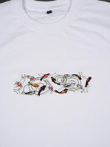 Fish Embroidered Oversized T-Shirt