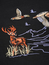 Nature Embroidered Oversized T-Shirt