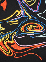 Cross my mind Embroidered Oversized T-Shirt