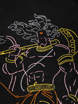 Hanuman Embroidered Oversized T-Shirt