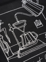 Art of Coffee Embroidered Oversized T-Shirt