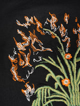 Flowers for You Embroidered Oversized T-Shirt
