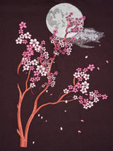 Sakura Embroidered Polo T-Shirt