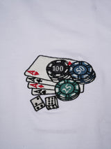 Cards Embroidered Oversized T-Shirt