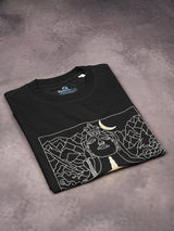 Adiyogi Embroidered Oversized T-Shirt