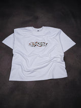 Fish Embroidered Oversized T-Shirt