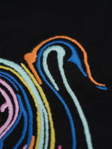 Cross my mind Embroidered Oversized T-Shirt