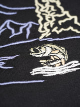 Nature Embroidered Oversized T-Shirt