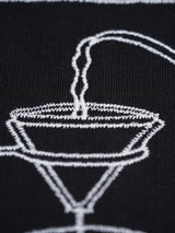 Art of Coffee Embroidered Oversized T-Shirt