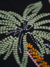 Palm Tree Embroidered Oversized T-Shirt