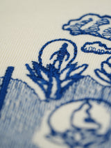 Garden of Delights Embroidered Oversized T-Shirt