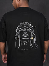 Shiva Embroidered Oversized T-Shirt
