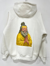 White Guru ji Oversized Unisex Hoodie