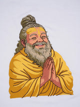 Premanandji Maharaj Embroidery Oversized T-Shirt
