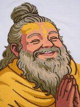 Premanandji Maharaj Embroidery Oversized T-Shirt