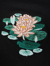 Flower Embroidered Oversized T-Shirt