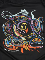 Cross my mind Embroidered Oversized T-Shirt