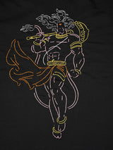 Hanuman Embroidered Oversized T-Shirt