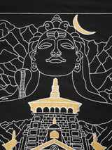 Adiyogi Embroidered Oversized T-Shirt