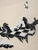 Chess Embroidered Oversized T-Shirt