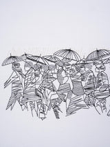 Crowd Embroidered Oversized T-Shirt