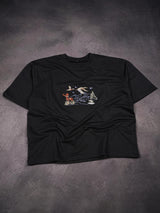 Nature Embroidered Oversized T-Shirt