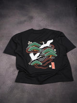 Japan Embroidered Oversized T-Shirt