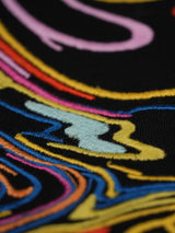 Cross my mind Embroidered Oversized T-Shirt