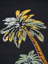 Palm Tree Embroidered Oversized T-Shirt