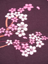 Sakura Embroidered Polo T-Shirt