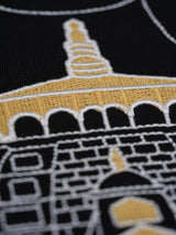 Adiyogi Embroidered Oversized T-Shirt