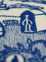 Garden of Delights Embroidered Oversized T-Shirt