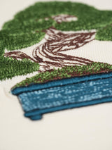 Bonsai Ziki Embroidered Oversized T-Shirt
