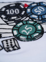 Cards Embroidered Oversized T-Shirt