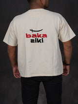 Baka Ziki Embroidered Oversized T-Shirt