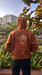 Brown Hanuman Oversized Unisex Hoodie